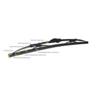 2015 Lexus LS600h Windshield Wiper Blade 2